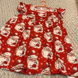 Santa dress tunic size 5/6 Christmas